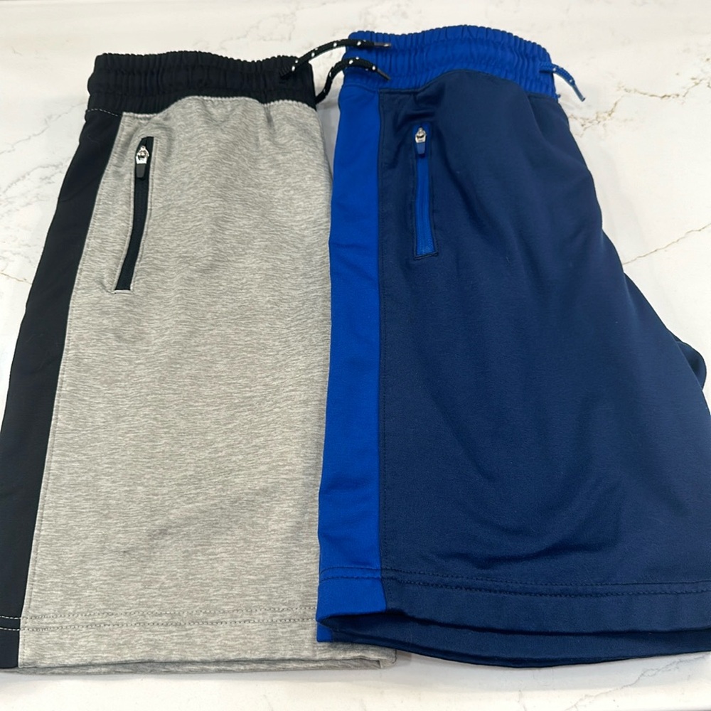 EUC OshKosh Boys Athletic Zip Pocket Shorts 2 Pairs